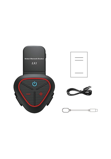 Padalink Kırmızı Motosiklet Yaz Yarım Kask Kulaklığı - Bt5.0, 25 Saat Konuşma Süresi, Ipx6 Su Geçirmez, Akıllı Gürültü Azaltma, Otomatik Çağrı Kabul Etme, Kolay Kurulum