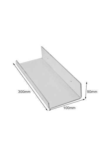 Suntek Akrilik Yüzer Rafı Delikli Dayanıklı Modern Duvara