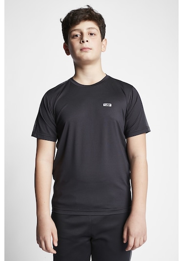 Lescon Siyah Çocuk Kısa Kollu T-Shirt 23B-3135 Siyah