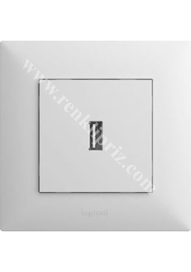 Legrand 768197 Raventi Beyaz Usb Şarj Prizi