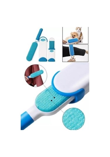 Tüy Temizleyici Fırça Seti 2li Mavi