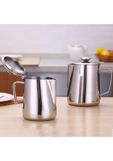 Novahub Pratik Cilalı Süt Köpürtücü Bardak - 2000ml - Ergonomik Tasarım