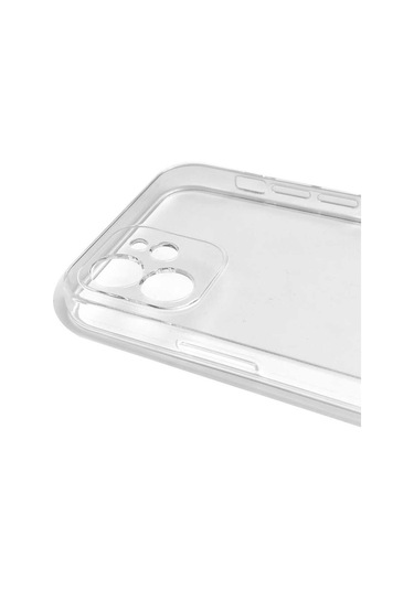 Prolysus İphone 12 Uyumlu Kamera Korumalı Şeffaf Yumuşak Silikon Kılıf