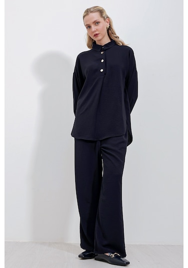 6631 Oversize Alt-üst Takım - Lacivert 6631bgd19-009-14577 001