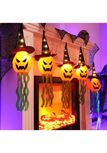 Qq-led Cadılar Bayramı Hayalet Parti Işığı 3m 60cm Çok Renkli