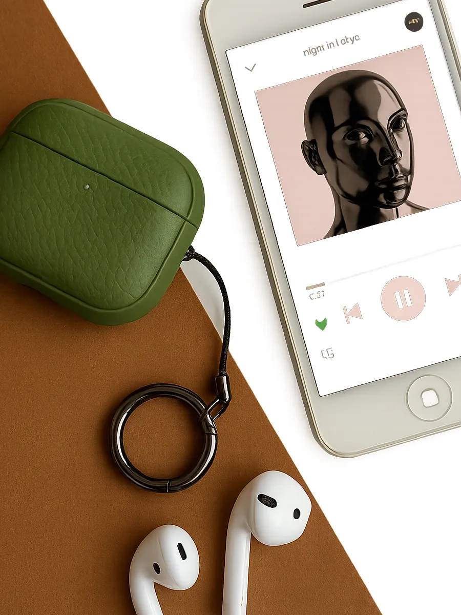 Qapla Airpods 4 Kılıfı, Kulaklık Kılıfı Airpods 418078101 Yeşil