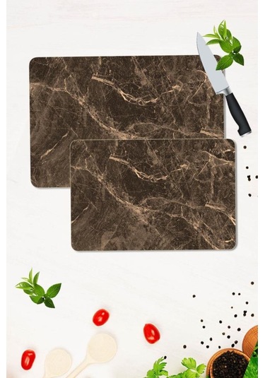 2' Li Takım 30X40 Cm Ve 20X30 Cm Model 56 Desenli Cam Kesim Tabla