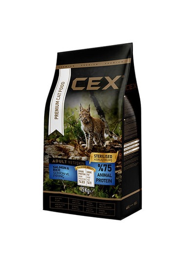 Cex Premıum Cat Sterılısed Salmon & Rıce 15 Kg
