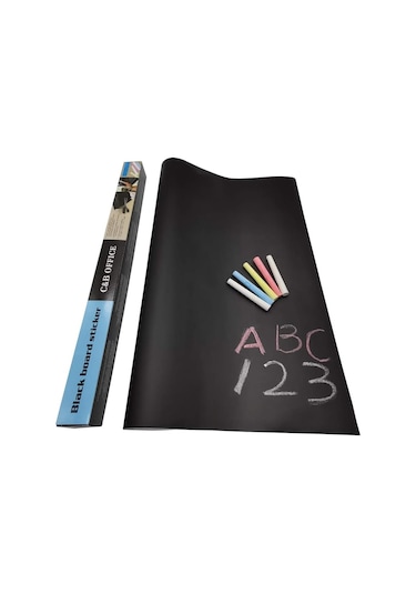 Roco Paper Çıkarılabilir Kara Tahta Blackboard Sticker Duvar Çıka