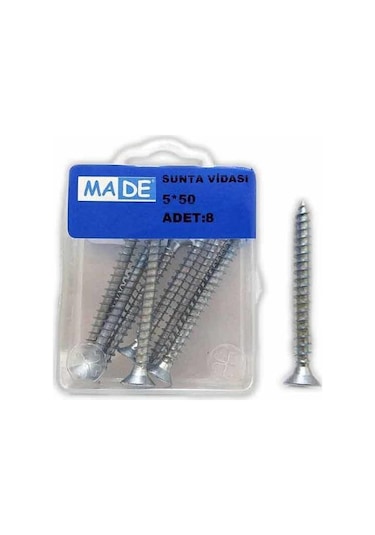 Made Sunta Vidası 5.0X50 ( 1 Kutu:8 Adet) St-31