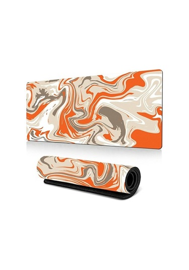 Cbtx 300 X 600 X 3mm Soyut Sıvı Desenli Mouse Pad Büyük Kaymaz Kauçuk Mouse Pad - Stil M Stil M