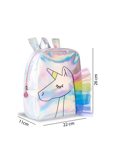 Denokids Unicorn Hologram Kız Çocuk Okul Sırt Çantası