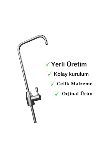 304 Paslanmaz Kare Su Arıtma Musluğu