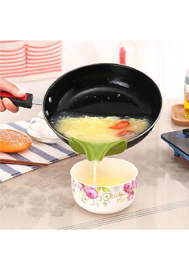 Mutfak Aletleri Silikon Huni Araçları Dökülme Önleyici Yeşil Diğer