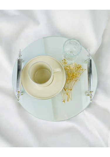 Radiant Söz Tepsisi Ve Nişan Tepsisi Seti Bronz Bronz