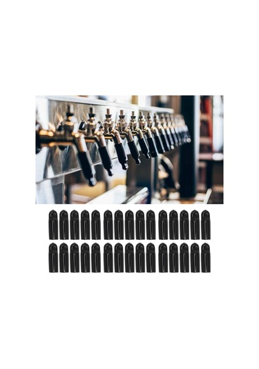 Geeroyoo 30 Adet Silikon Bira Musluk Kapağı - Ev & Bar Standart Musluklar İçin Toz Koruma Ve Tam Kapama Özelliği Diğer