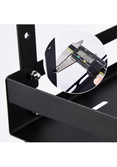 Dancemonkey Cbtx Karbon Çelik Banyo Kapısı Asılı Sepet Organizatör Raf - B Model Tek Katmanlı Çok Renkli