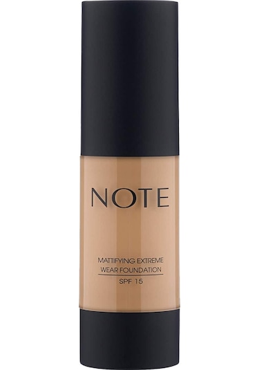 Note Cosmetics Mattifying Extreme Wear 04 Sand Mat Bitişli SPF15 Kapatıcı Fondöten