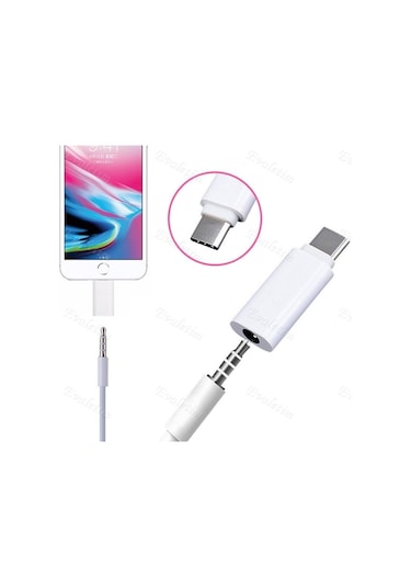 Type C To 3.5Mm Kulaklık Çevirici 4491A Dönüştürücü Adaptör Ses A