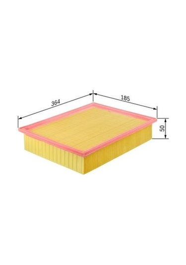 Audi A3 1.6 1996-2006 Bosch Hava Filtresi S3714