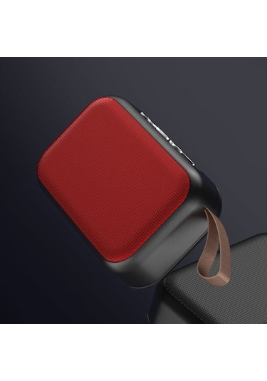 Kangvka Dışarıda Taşınabilir Siyah Bluetooth Hoparlör - Fm Radyo, Tf Kart Desteği, 3w Güçlü Taban, Mini Boyut, 300mah Pil