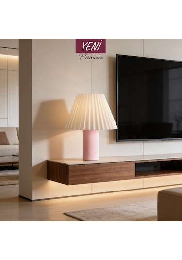Sugı Masa Lambası: Modern Heykelin Işıkla Buluşması Pembe