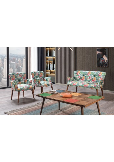 Bahar Çay Seti (Balkon, Salon, Cafe, Ofis) 2+1+1