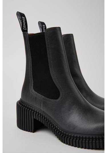 Camper Pix London Deri Kadın Bot K400803-003 Gri