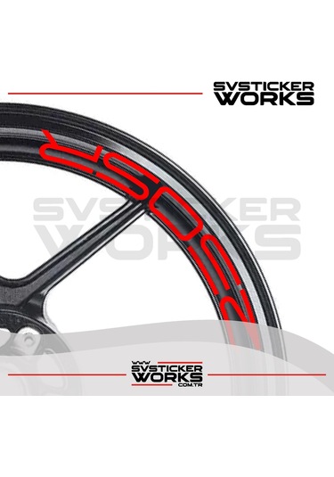 Cfmoto 250sr Sticker Jant İçi Yazı 8li Sticker Set
