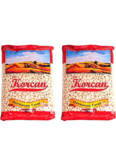 Korcan Dermason Fasulye 2 x 1 KG
