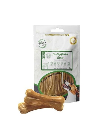 Eco Natura Pet Healty Dental Bones Natural Pres Kemik 13 CM 3'lü 180 G