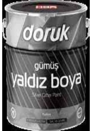 HASKAN Doruk Gümüş Yaldız Boya Soba Boyası  0.40 Litre