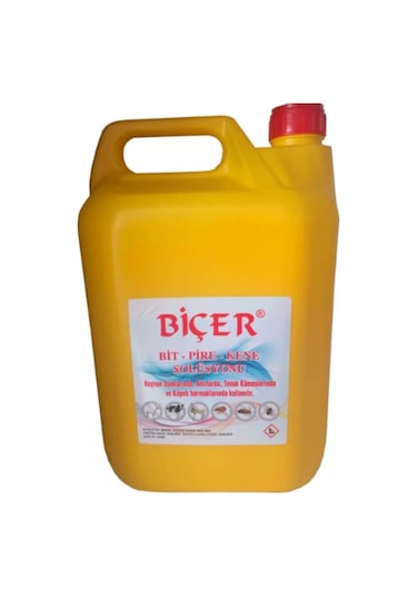 Biçer Bit Pire Kene Solüsyonu Haşere İlacı 5 L