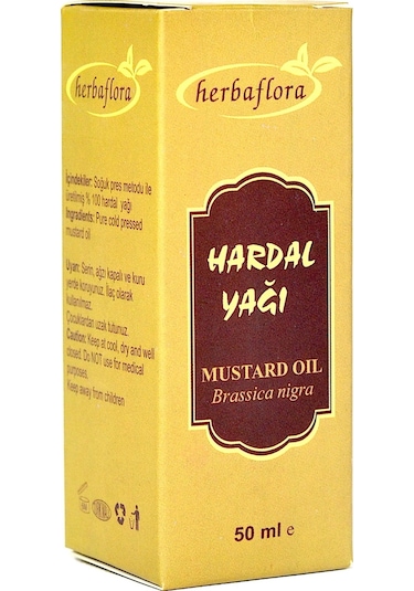 Herbaflora Hardal Yağı Mustard Oil 50 ML