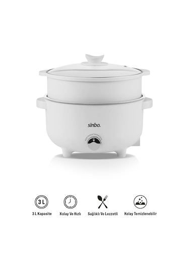 Sinbo SCO-5061 Çok Amaçlı Buharlı Pişirici