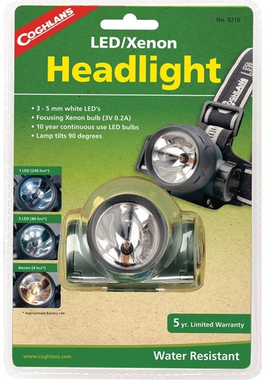 Coghlans Xenon Led Kafa Feneri Siyah