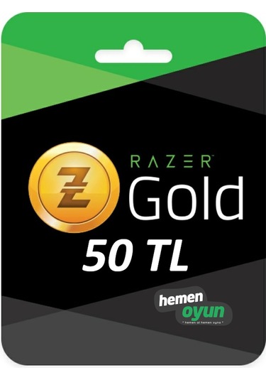 50 TL Razer Gold 50 TL Razer Gold E-Pin