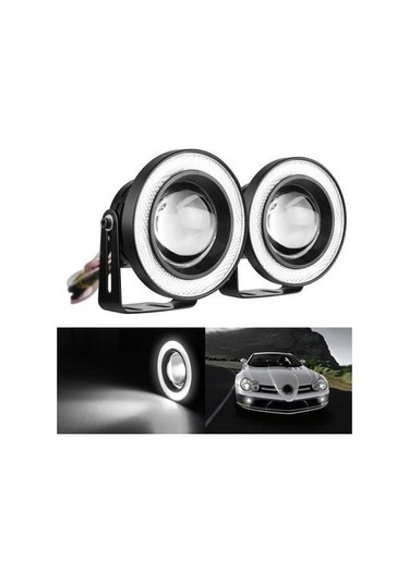 Angel Sis Farı Metal Gövde 89mm (BEYAZ)