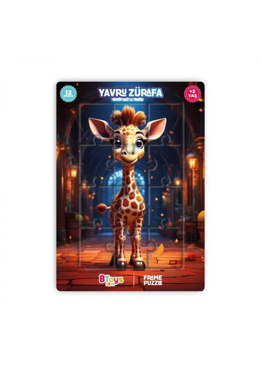 Btoys 5 Adet Lisanslı 12 Parça Can Serisi Puzzle Karışık