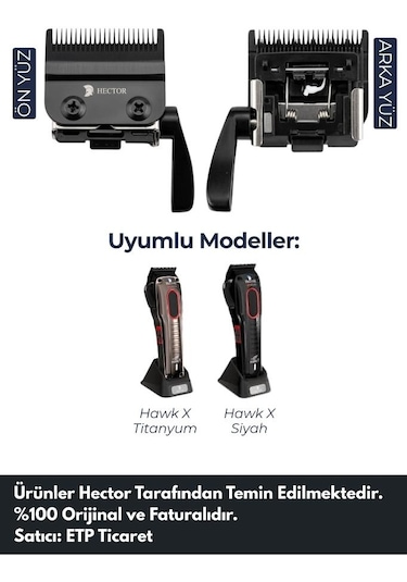 Hector Hawk X Serisi İçin Kafa Seti Yedeği Bıçak-konsol-yay-yan Kol