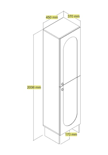 Palermo Portmanto L V106 - Krem / Lidya Krem / Lidya