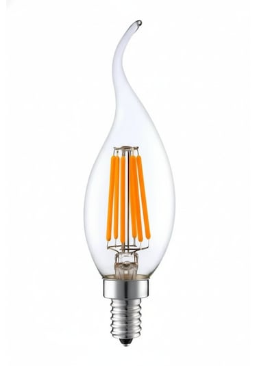 Rustik Kıvrık 4w E14 Led Ampul 400lm Tekli Paket