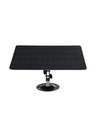 Moveevo 10w Monokristal Güneş Paneli, Ip67 Su Geçirmez, 360 Döner, 3m Usb Kablolu, Duvar Montajlı, Geri Bildirim Kamerası İçin Enerji Kaynağı