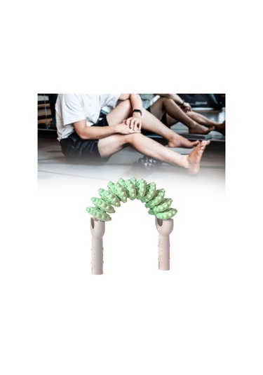 Suntek Bacak Kas Silindiri 20 Tekerlek Tenis Dirseği İçin Beyaz Yeşil Beyaz - Yeşil