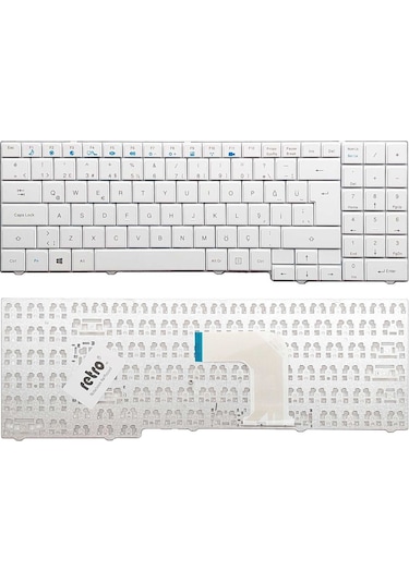 Casper Cme İle Uyumlu Notebook Klavyesi - Beyaz - Tr
