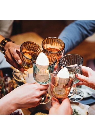 Neevoyu Yeşil-bej Silikon Buzluk Seti, Kapağıyla Whiskey İçin Hızlı Dondurma,创意 Şekiller, Temizliği Kolay Mutfak Aleti Çok Renkli