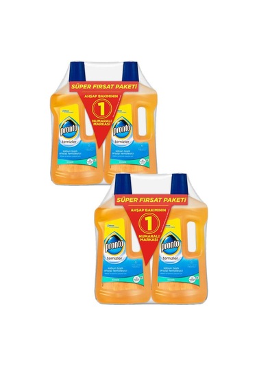 Pronto Ahşap Temizleyici 750 ml + 750 ml 2'li Set