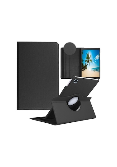 Samsung Uyumlu Galaxy Tab S6 Lite P610/P615/P617 Kılıf Elite 360 Derece - Siyah