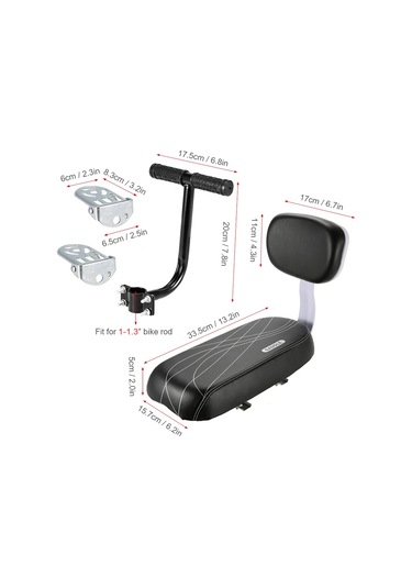 Çanlı Çocuk Bisikleti Sırt Minderli Koltuk Ayak Takımı