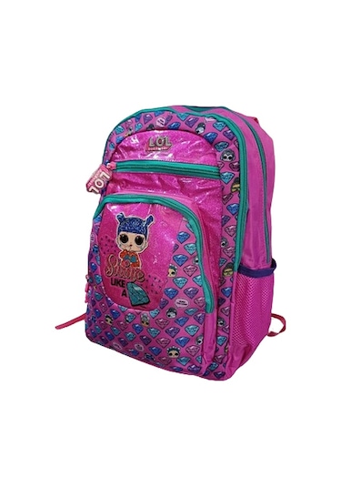 Lol Lisanslı Kaliteli Sırt Çantası İlkokul Pembe -1